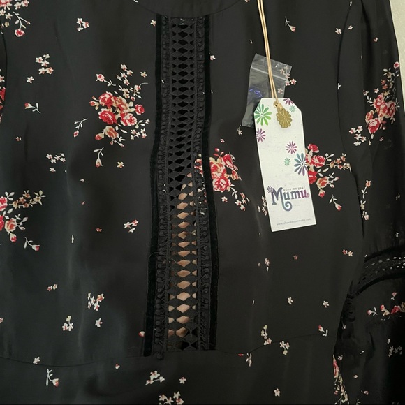 NWT Show Me Your Mumu Floral Blouse - Picture 7 of 9